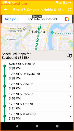 Transit Tracker - Philadelphia (SEPTA) screenshot