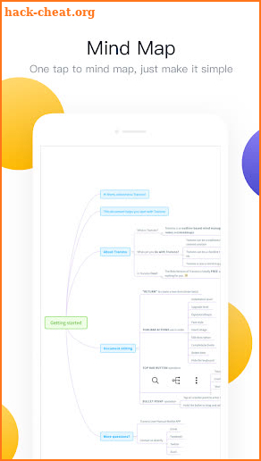 Transno - Outlines, Notes, Mind Map screenshot