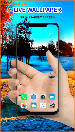 Transparent Live Wallpaper & Transparent screen screenshot