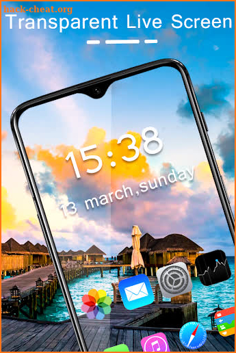 Transparent Live Wallpaper : Transparent screen screenshot