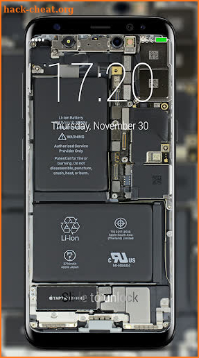 Transparent Lock Screen screenshot