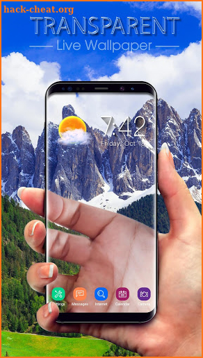 Transparent Screen & Live Wallpaper screenshot