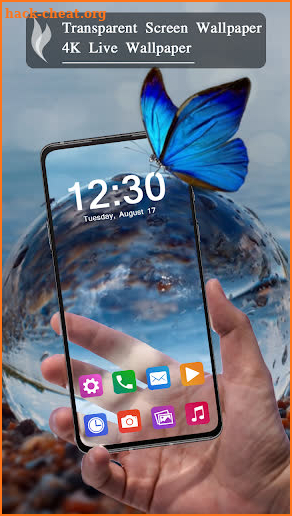 Transparent Screen Wallpaper screenshot