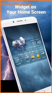 Transparent Weather Forecast Widget screenshot