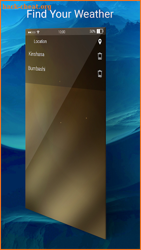 Transparent Weather Widget screenshot