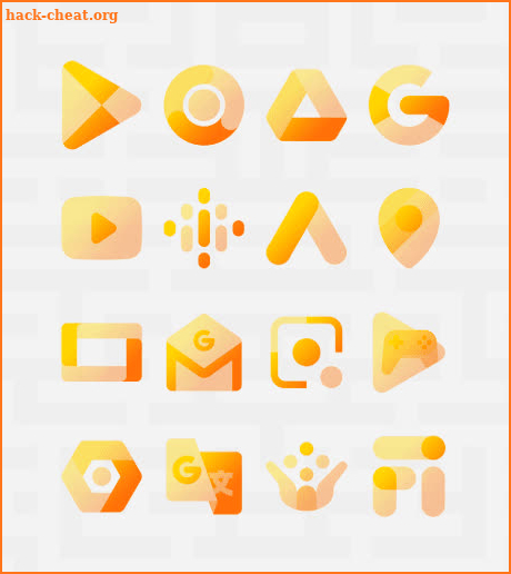 Transparent Yellow - Icon Pack screenshot