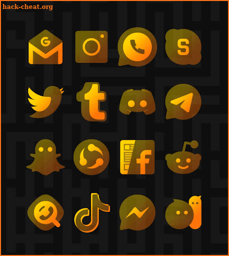 Transparent Yellow - Icon Pack screenshot