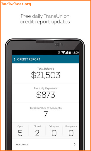 TransUnion TrueIdentity Mobile screenshot