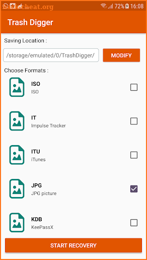 TrashDigger : Any File Recovery screenshot