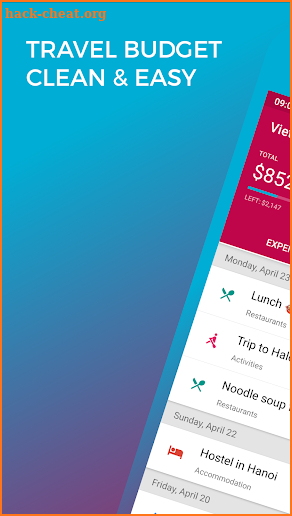 Travel Budget - Track Expenses with TravelSpend screenshot