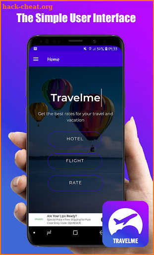 TravelMe - Cheap Flights & Hotel Bookings screenshot