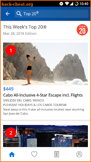 Travelzoo screenshot