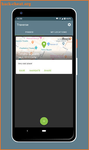Traverse - Location Saver screenshot