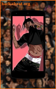 Travis Scott Rapper Wallpaper screenshot