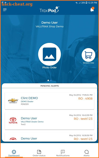 TraxMobile for Shops screenshot