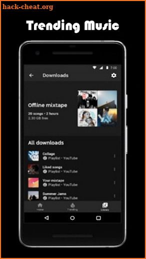 Trending Music app screenshot