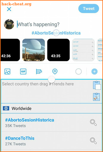 Trends Hub for Twitter screenshot