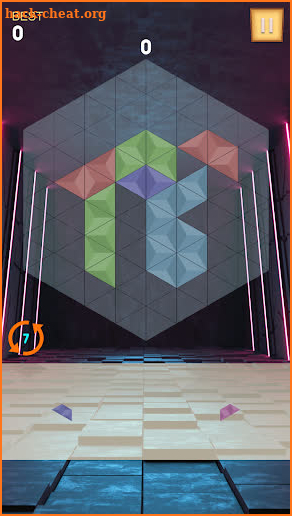 Triangle Tap Block screenshot