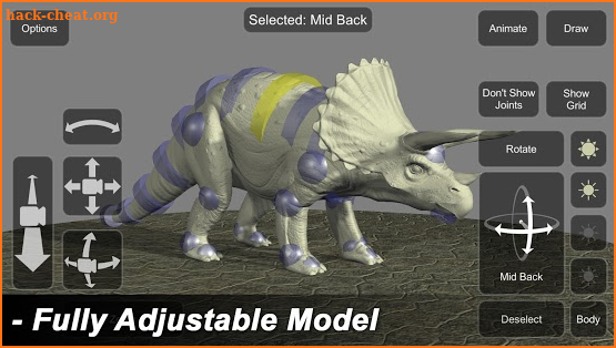 Triceratops Mannequin screenshot