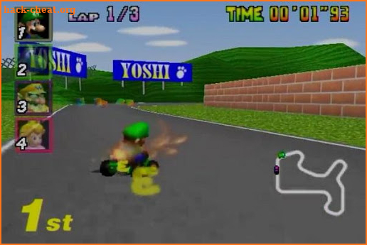 Trick Mariokart 64 screenshot