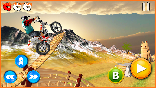 Tricky Bike Racing With Crazy Rider 3D screenshot