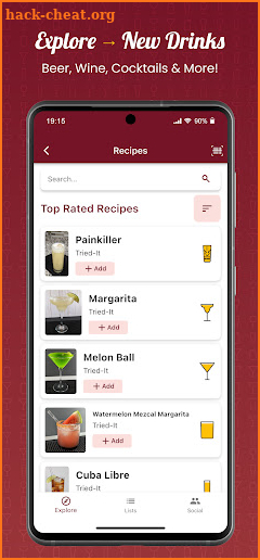 Tried-It: Wine Beer Cocktails screenshot