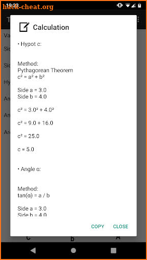 Trigonometry Calculator (Pro) screenshot