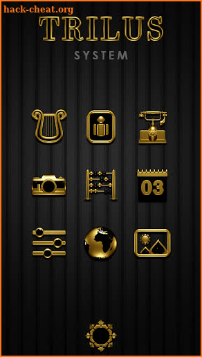 TRILUS Gold Black Icon Pack screenshot