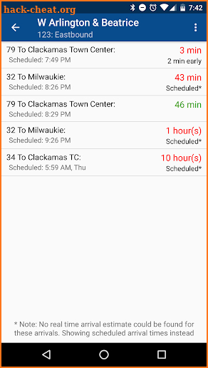 TriMet Tracker Free screenshot