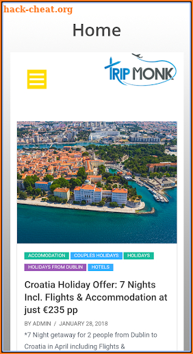 Trip Monk - Cheap Flights, Hotels, Holidays screenshot