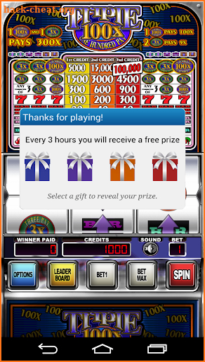 Triple 100x Pay Slot Machine screenshot