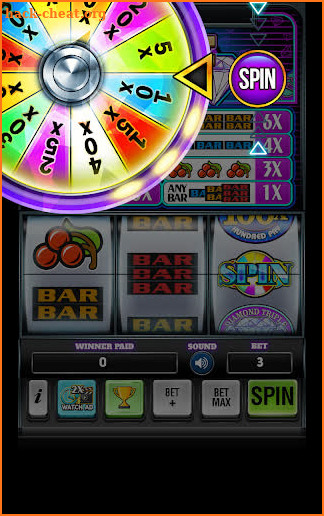 Triple 100x Wheel - Free Slots Machine screenshot