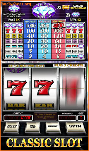 Triple Diamond Free Slots screenshot