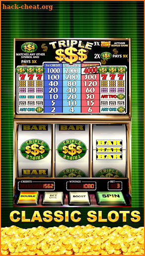 Triple Gold Dollars Slots Free screenshot