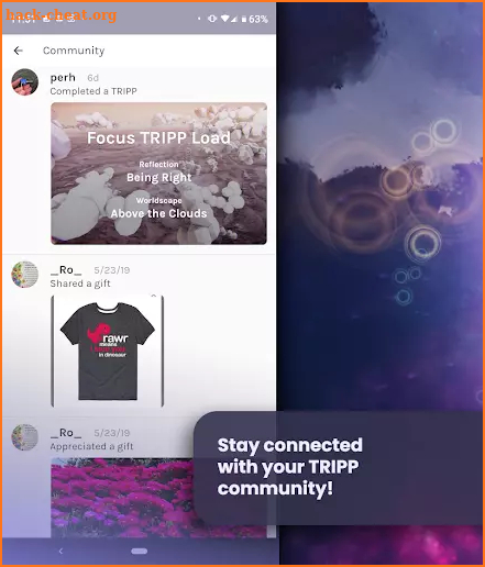 TRIPP Mobile screenshot