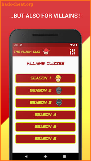 Trivia Quiz on Flash screenshot