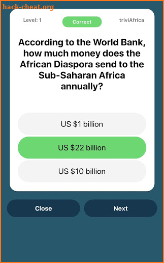 triviAfrica screenshot