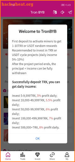 TRONBYB screenshot