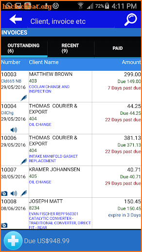 Tropic Invoice. Invoices  and Estimates, and more. screenshot