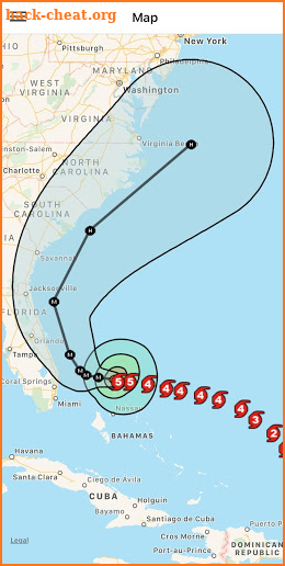 Tropical Hurricane Tracker screenshot