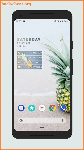 Tropical KWGT screenshot