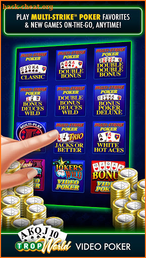 TropWorld Video Poker | Free Video Poker screenshot