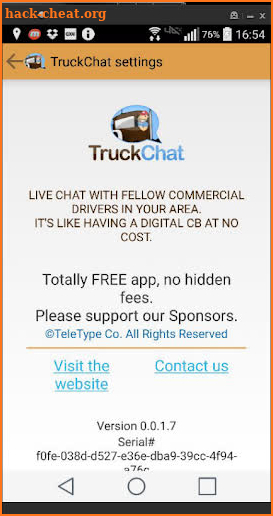 Truck Chat Anonymous, Private, News for Truckers screenshot