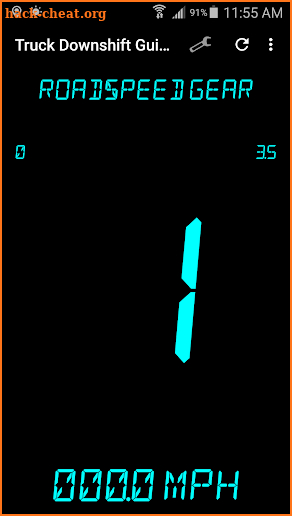 Truck Downshift Guider screenshot