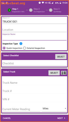 Truck Inspection and Maintenance App (CMMS, DVIR) screenshot