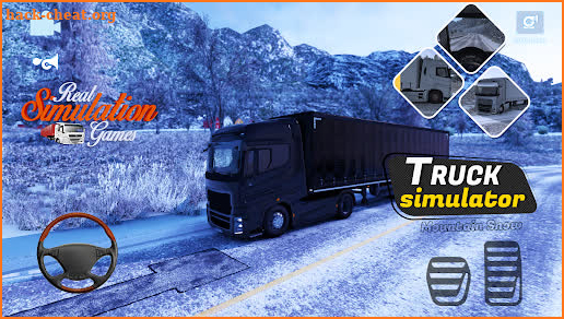 Truck Simulator Euro Snow screenshot