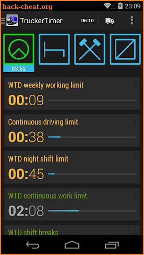 TruckerTimer screenshot