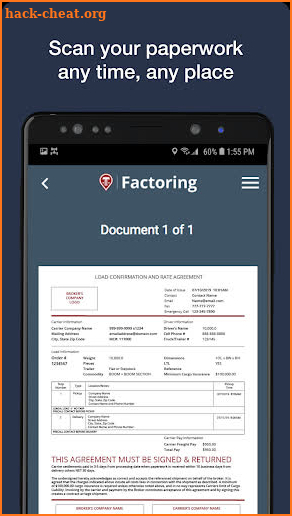 Truckstop Factoring screenshot