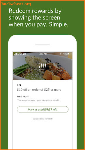 True Food Kitchen screenshot