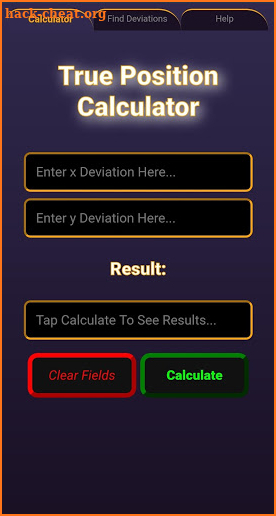 True Position Calc screenshot